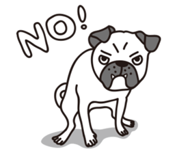 Mr.Pug , Stop nagging! sticker #11227473