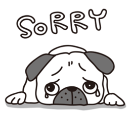 Mr.Pug , Stop nagging! sticker #11227474