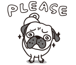 Mr.Pug , Stop nagging! sticker #11227476