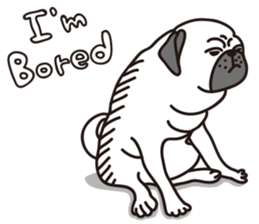 Mr.Pug , Stop nagging! sticker #11227478