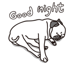 Mr.Pug , Stop nagging! sticker #11227481