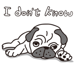 Mr.Pug , Stop nagging! sticker #11227484