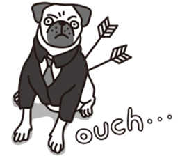Mr.Pug , Stop nagging! sticker #11227485