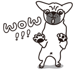 Mr.Pug , Stop nagging! sticker #11227486