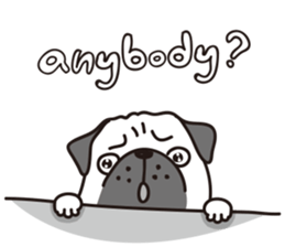 Mr.Pug , Stop nagging! sticker #11227488