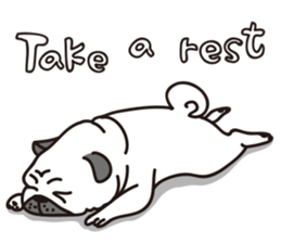 Mr.Pug , Stop nagging! sticker #11227489