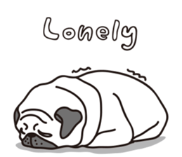 Mr.Pug , Stop nagging! sticker #11227490