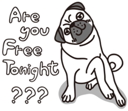 Mr.Pug , Stop nagging! sticker #11227491