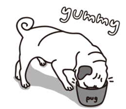 Mr.Pug , Stop nagging! sticker #11227499