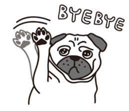 Mr.Pug , Stop nagging! sticker #11227503