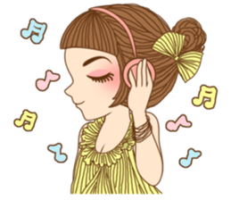 Daisy Sweet girl sticker #11227887