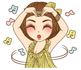 Daisy Sweet girl sticker #11227889