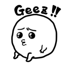 Cute marshmallow(English version) sticker #11227904