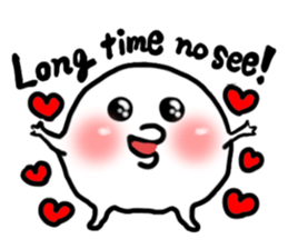 Cute marshmallow(English version) sticker #11227907