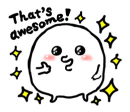 Cute marshmallow(English version) sticker #11227912