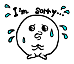 Cute marshmallow(English version) sticker #11227915