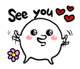 Cute marshmallow(English version) sticker #11227917