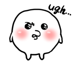 Cute marshmallow(English version) sticker #11227921