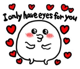 Cute marshmallow(English version) sticker #11227922