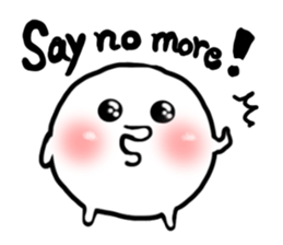 Cute marshmallow(English version) sticker #11227923