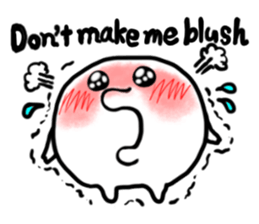 Cute marshmallow(English version) sticker #11227924