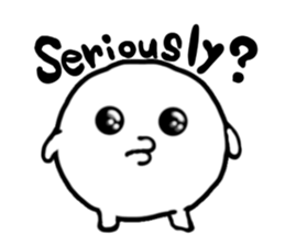 Cute marshmallow(English version) sticker #11227934