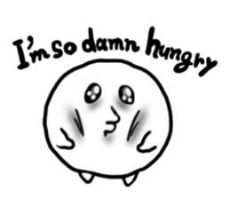 Cute marshmallow(English version) sticker #11227936