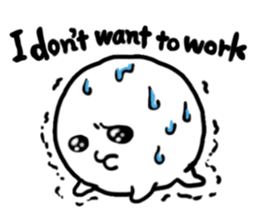 Cute marshmallow(English version) sticker #11227940