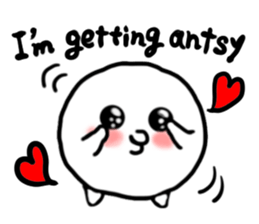 Cute marshmallow(English version) sticker #11227941