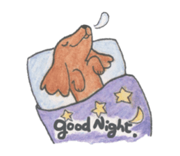 Daschund Haru & frineds sticker #11228038