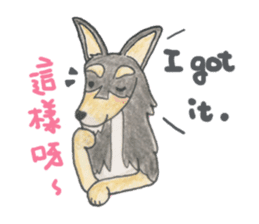 Daschund Haru & frineds sticker #11228039