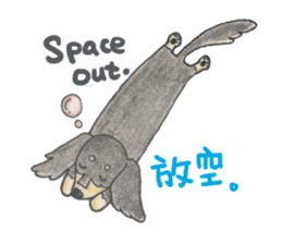 Daschund Haru & frineds sticker #11228056
