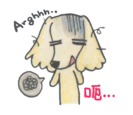 Daschund Haru & frineds sticker #11228058