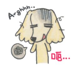 Daschund Haru & frineds sticker #11228058