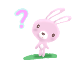 easygoing rabbit Usa sticker #11228593