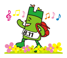 "Yeaman" of the Mountain day character sticker #11229042