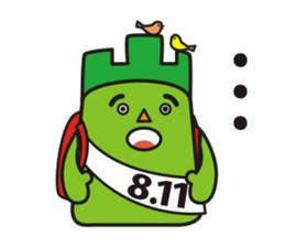 "Yeaman" of the Mountain day character sticker #11229048