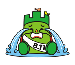 "Yeaman" of the Mountain day character sticker #11229051