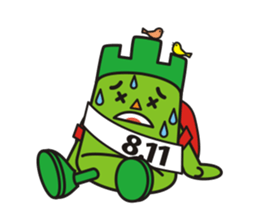 "Yeaman" of the Mountain day character sticker #11229055