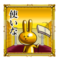 Golden Rabbit for rich man sticker #11229269