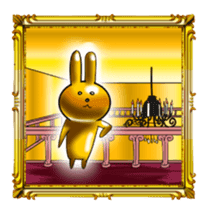 Golden Rabbit for rich man sticker #11229291