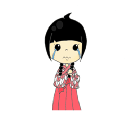 Taisho Roman Girl sticker #11229310