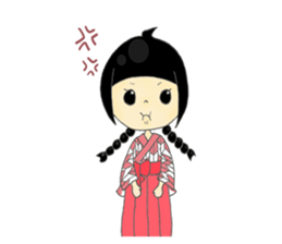 Taisho Roman Girl sticker #11229311