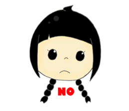 Taisho Roman Girl sticker #11229319