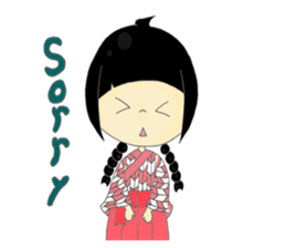 Taisho Roman Girl sticker #11229324