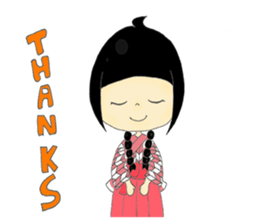 Taisho Roman Girl sticker #11229325