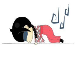 Taisho Roman Girl sticker #11229328