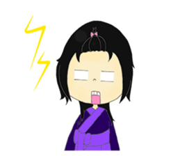 Taisho Roman Girl sticker #11229329