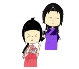 Taisho Roman Girl sticker #11229332