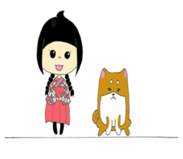 Taisho Roman Girl sticker #11229337